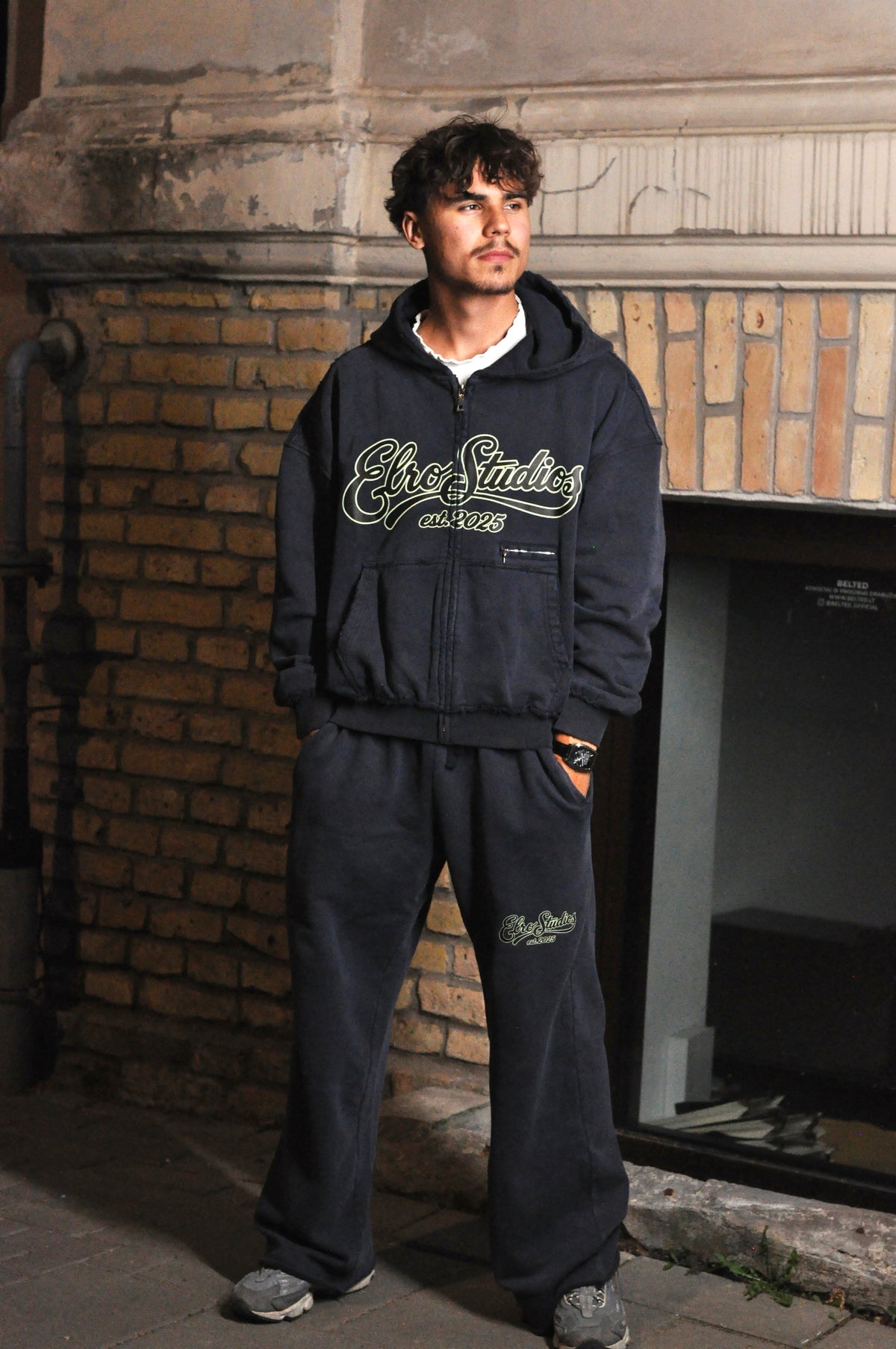 Navy Zip Hoodie