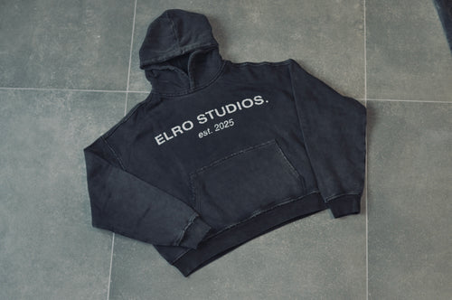 Washed Black Hoodie