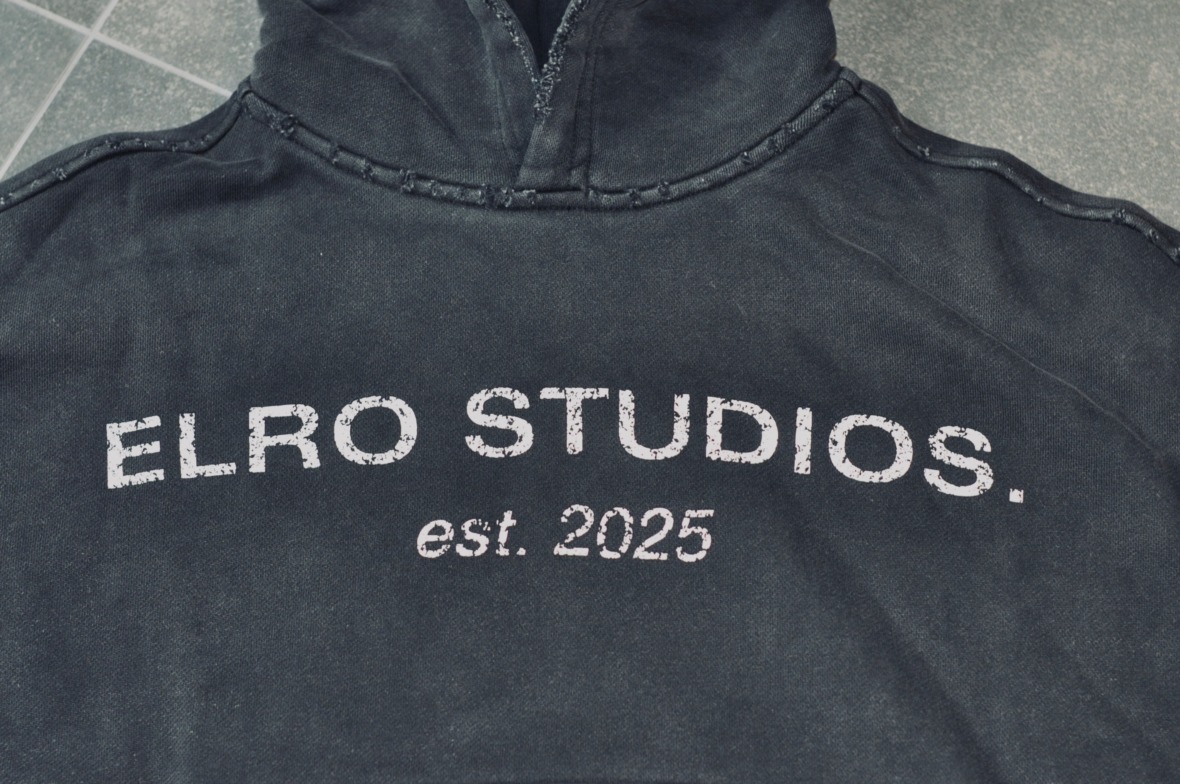 Washed Black Hoodie