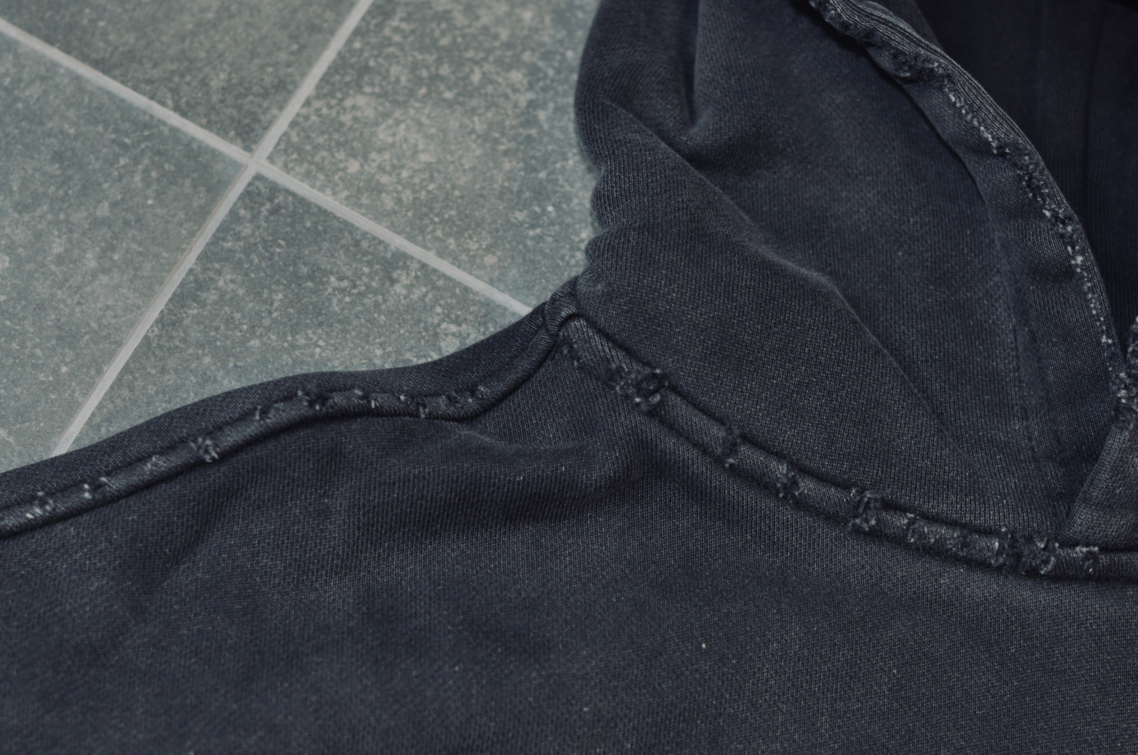 Washed Black Hoodie